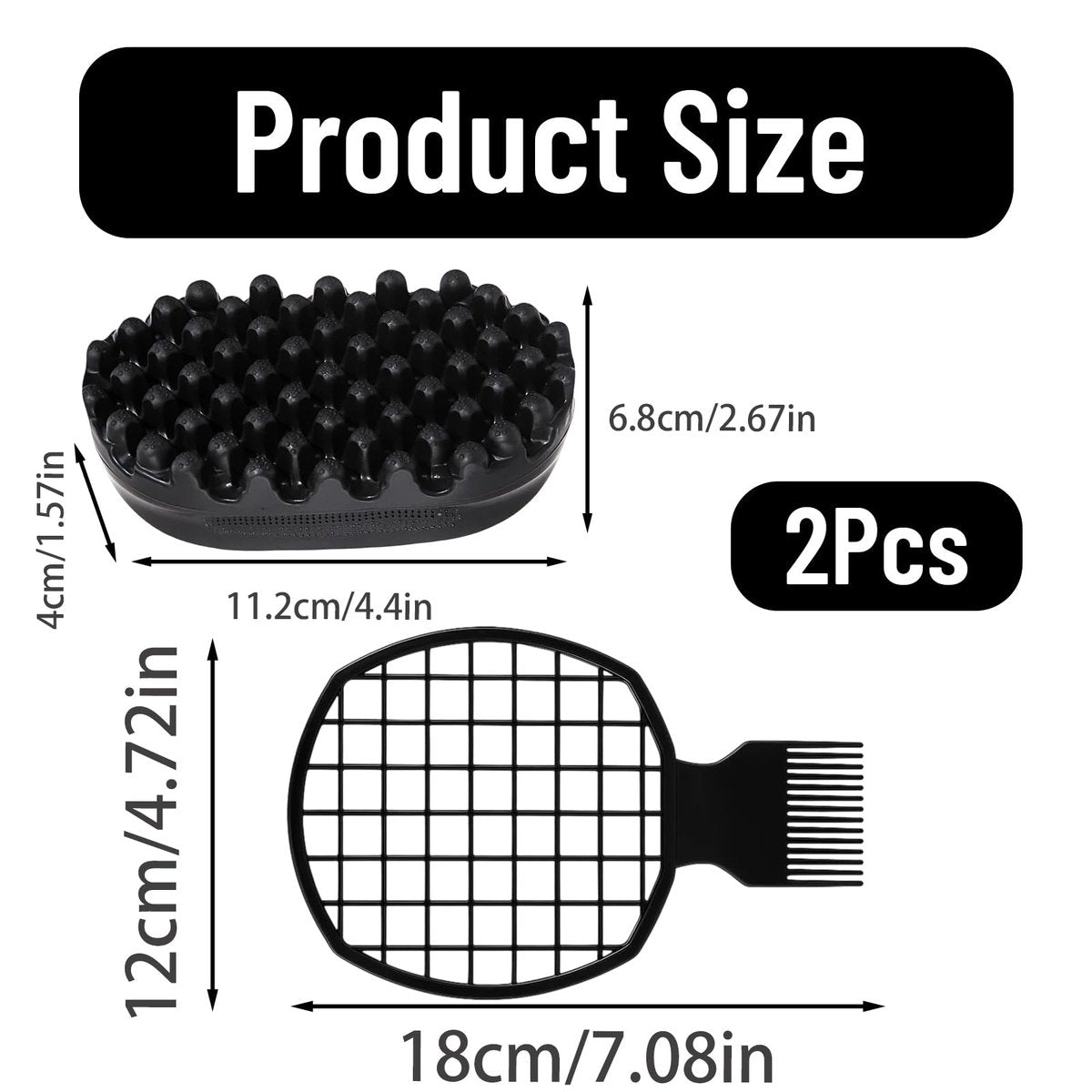 2 Pack Curl Sponge for Black Hair - Twist King Freeform Sponge for Natural Women & Men - Advanced Rotating Tool for Defined Curls Avelisse