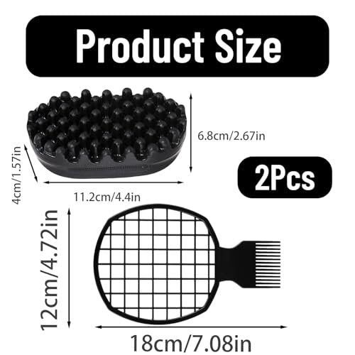 2 Pack Curl Sponge for Black Hair - Twist King Freeform Sponge for Natural Women & Men - Advanced Rotating Tool for Defined Curls Avelisse