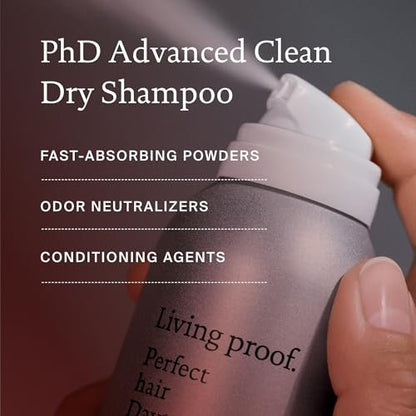Living proof Perfect Hair Day Advanced Clean Dry Shampoo, 5.5 oz – Limited Edition Velvet Amber Scent Avelisse
