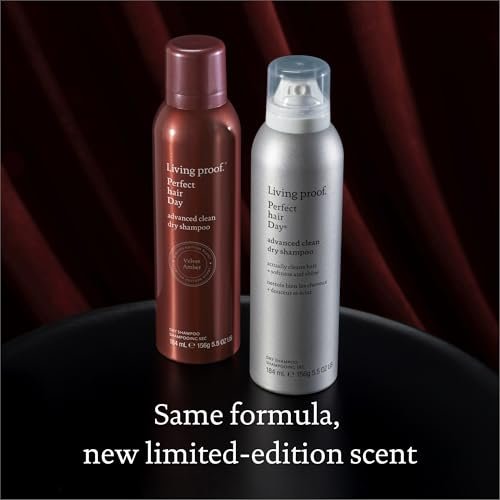 Living proof Perfect Hair Day Advanced Clean Dry Shampoo, 5.5 oz – Limited Edition Velvet Amber Scent Avelisse