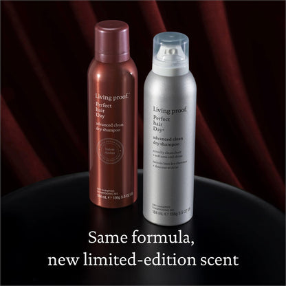 Living proof Perfect Hair Day Advanced Clean Dry Shampoo, 5.5 oz – Limited Edition Velvet Amber Scent Avelisse