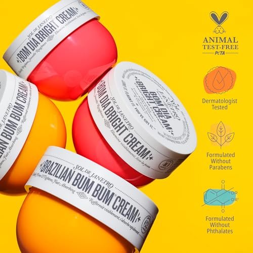 Sol de Janeiro Mini Body Cream Trial Set – Travel Size Brazilian Bum Bum Cream & Bom Dia Bright Cream, 2-Piece Set (25 mL Each) - görsel 15