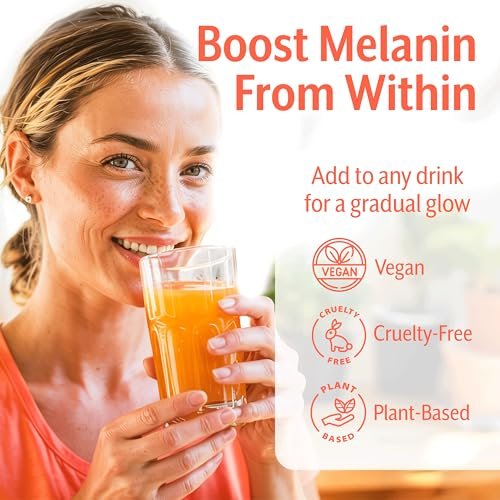 Zeria Tanning Drops to Drink – Sunless Tanning Drops for Face & Body – Vegan, Edible Self Tanner with Beta-Carotene – Natural Glow & Melanin Booster – Watermelon Flavor – 50mL Avelisse