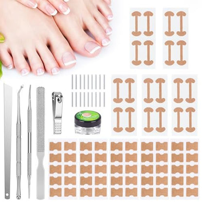 Ingrown Toenail Removal Kit with Corrective Strips, File, and Lifter – Maliyscent