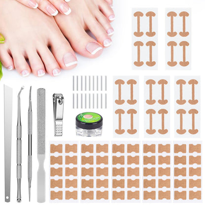 Ingrown Toenail Removal Kit with Corrective Strips, File, and Lifter – Maliyscent