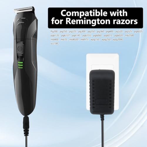 WELURE Replacement Charger for Remington Clippers – AC Adapter Power Cord for All-in-One Trimmer Models MB400, MB70 - görsel 9