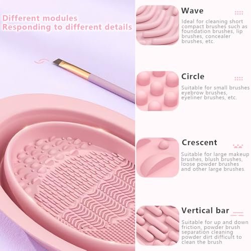 31PCS Professional Makeup Brush Set - Premium Synthetic Brushes with Sponges, Puffs, Spa Headband & Cleaning Basin - Complete Beauty Kit for Face and Eye Avelisse