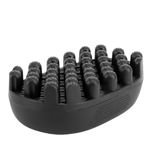 Rubber Curling Hair Brush: Twist King Sponge for Afro Hair - Washable Curl Sponge Styling Tool for Men, Women, Boys, Girls - Durable Curling Comb for Long & Short Hair (Small Tooth, Black) Avelisse