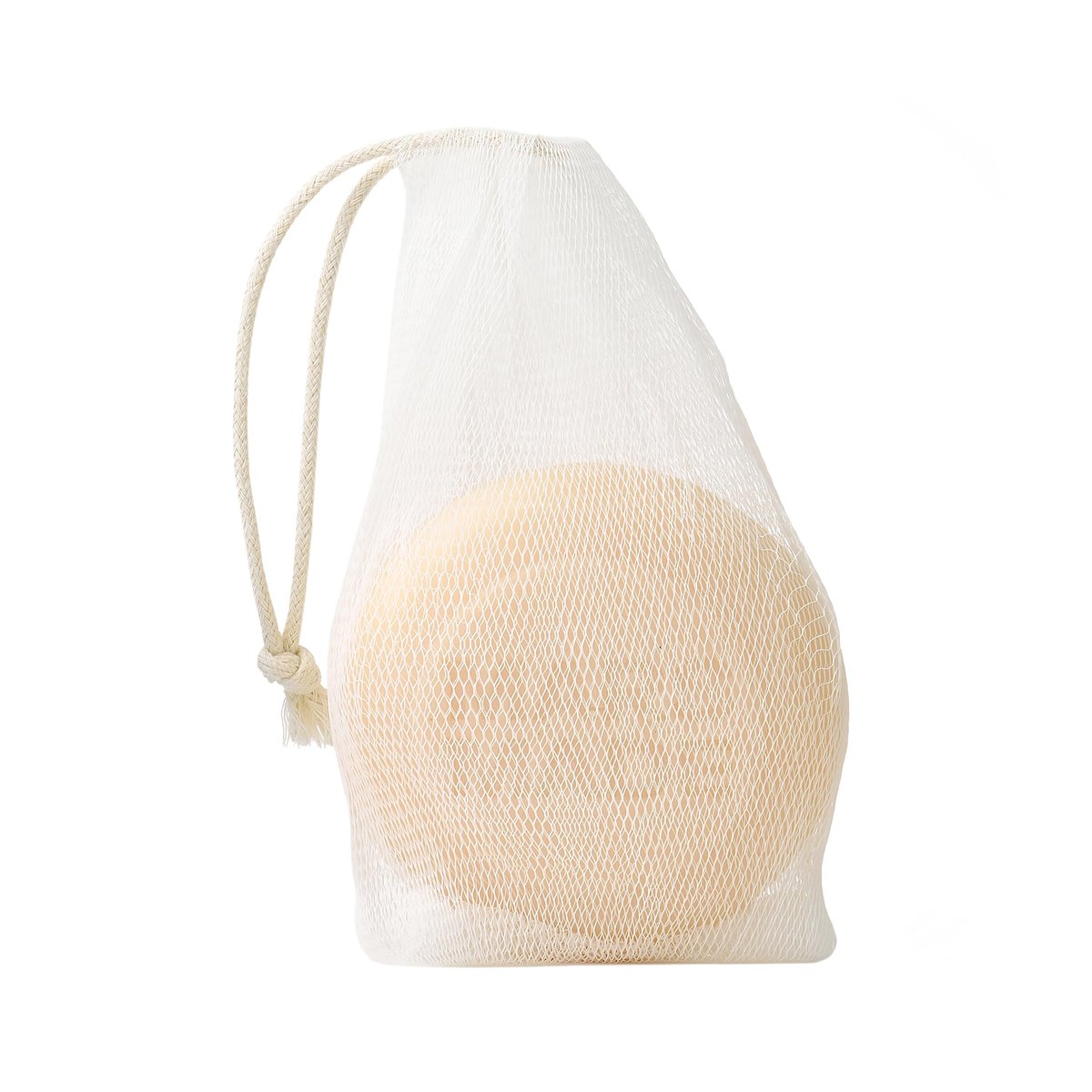 MARS MADE PLA Mesh Soap Saver - Plant-Based Exfoliating Net Bag for Shampoo, Conditioner & Body Bars - Travel-Friendly Foaming Shower Soap Scrubber Pouch with Breathable Mesh & Hanging Loop - görsel 1