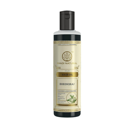 Natural Bhringraj Hair Oil, 210ml - KHADI