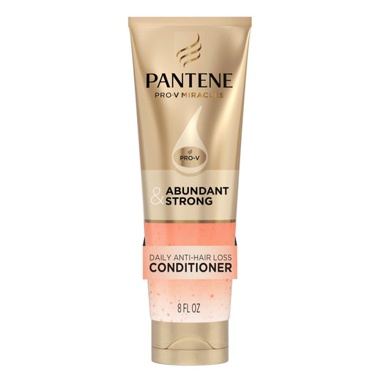 Pantene Abundant & Strong Conditioner, Strengthens Hair from Root to Tip, 8 oz