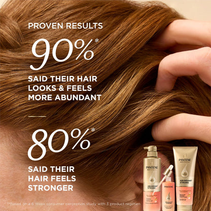 Pantene Abundant & Strong Conditioner, Strengthens Hair from Root to Tip, 8 oz