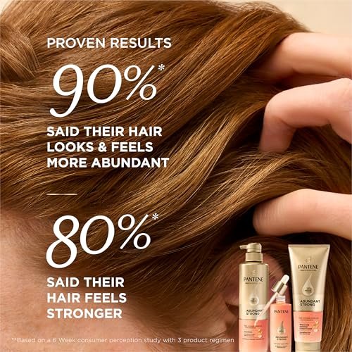 Pantene Abundant & Strong Conditioner, Strengthens Hair from Root to Tip, 8 oz - görsel 10