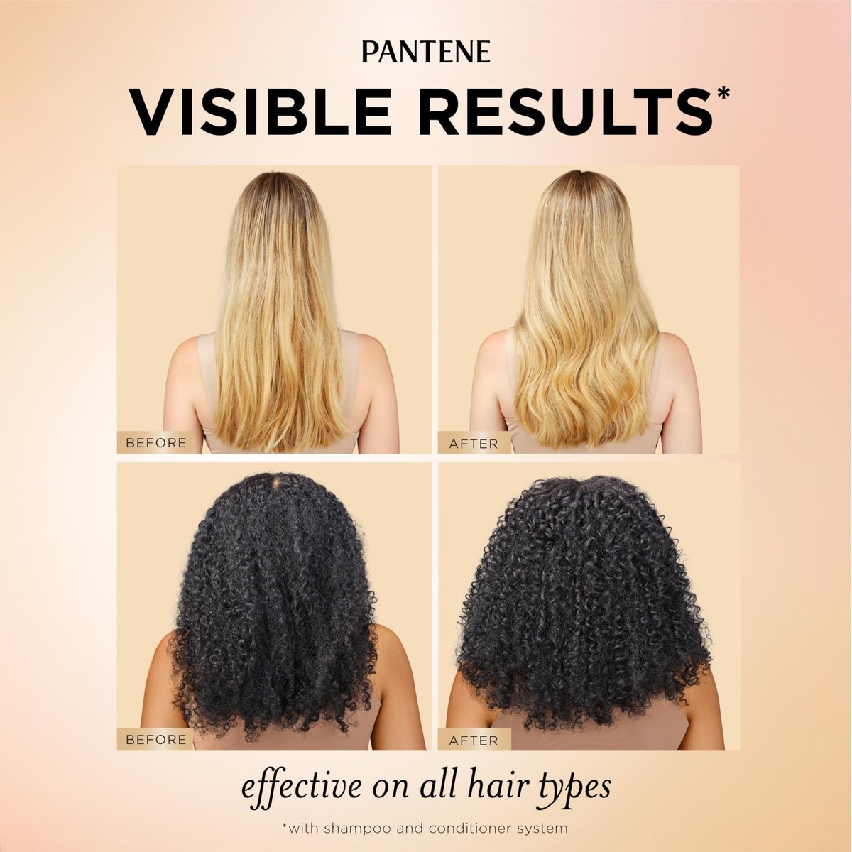 Pantene Abundant & Strong Conditioner, Strengthens Hair from Root to Tip, 8 oz - görsel 7
