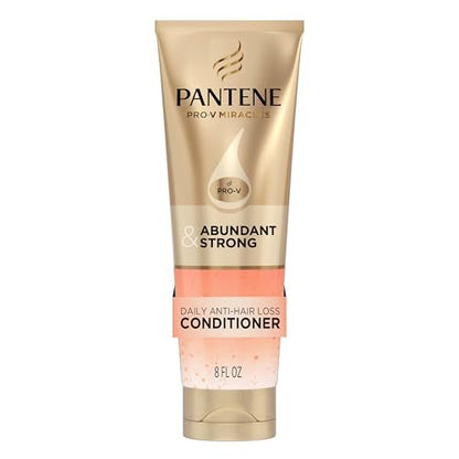Pantene Abundant & Strong Conditioner, Strengthens Hair from Root to Tip, 8 oz