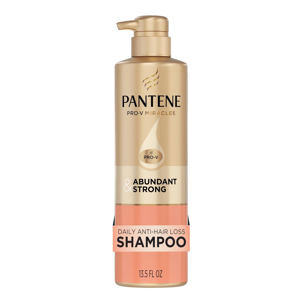 Pantene Abundant & Strong Shampoo - Strengthens Scalp's Hold on Hair Roots, 13.5 oz Avelisse