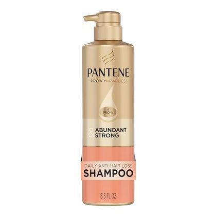 Pantene Abundant & Strong Shampoo - Strengthens Scalp's Hold on Hair Roots, 13.5 oz Avelisse