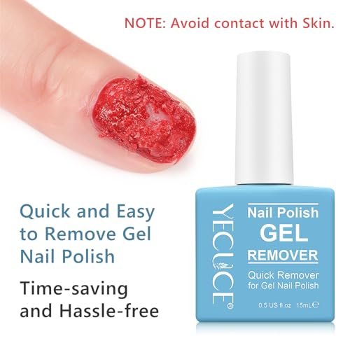 Gel Polish Remover for Nails – Easy & Quick Soak Off Gel Polish in 3-5 Minutes, No Damage to Nails, for Salon & Home Use - görsel 7
