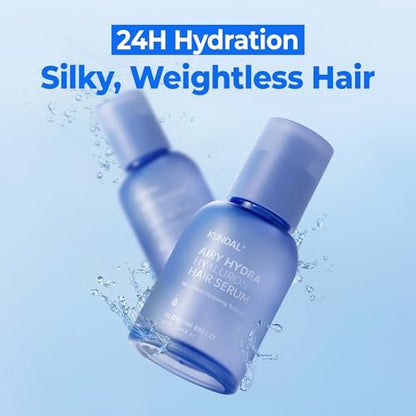 KUNDAL Hyaluronic Acid Lightweight Hair Serum for Thin & Fine Hair – Frizz Control, Volume & Moisture Boost – Blossom Breeze, 1.69 fl oz Avelisse