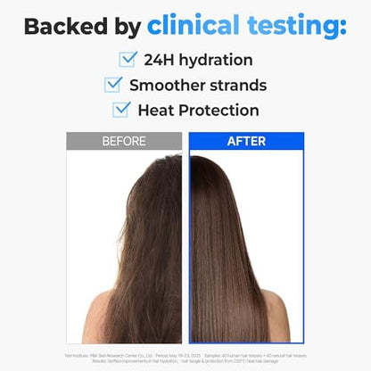 KUNDAL Hyaluronic Acid Lightweight Hair Serum for Thin & Fine Hair – Frizz Control, Volume & Moisture Boost – Blossom Breeze, 1.69 fl oz Avelisse