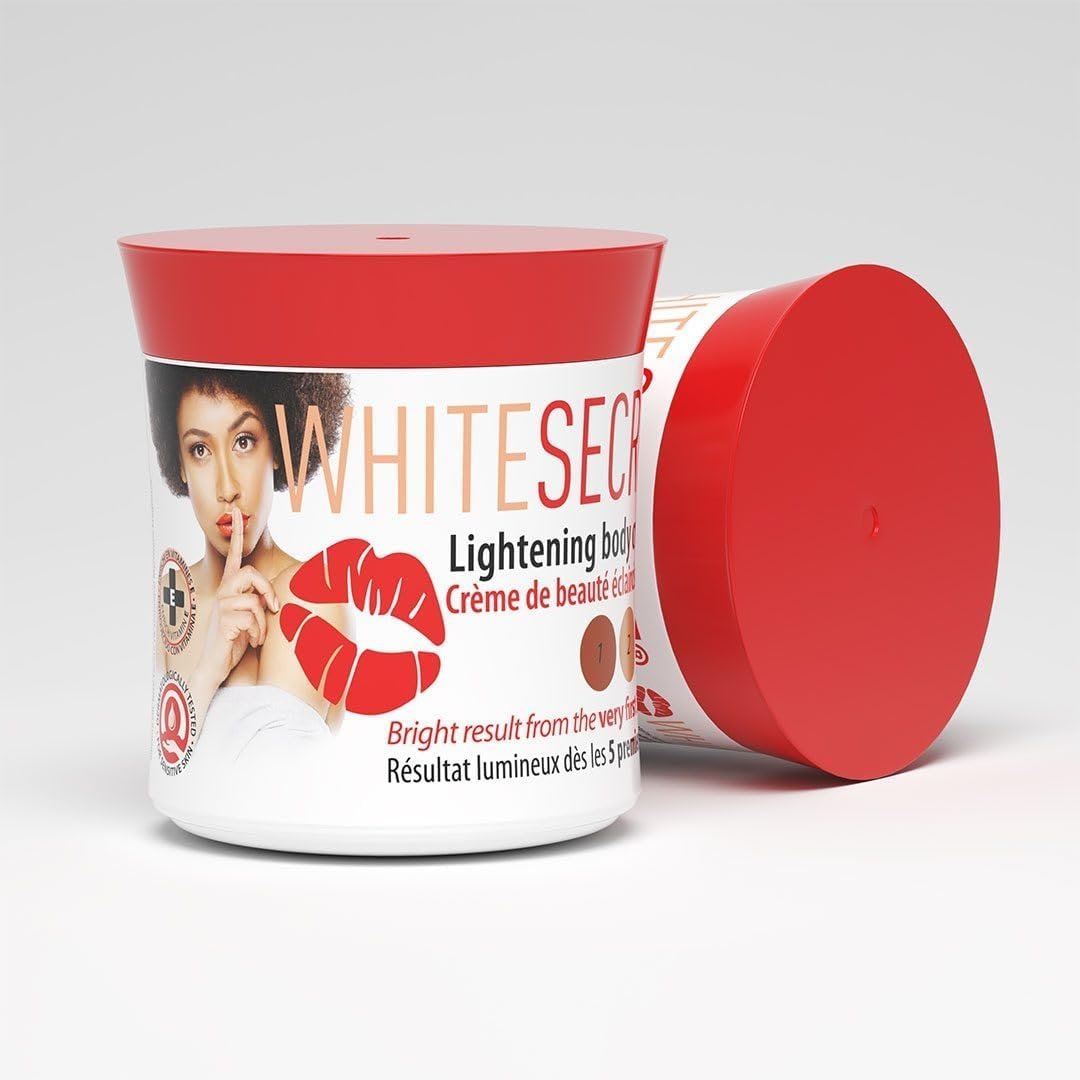 White Secret Body Brightening Cream – Lightweight Moisturizer for Radiant-Looking Skin – With Vitamin E – 10.8 oz Avelisse