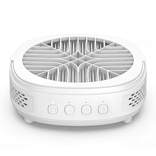 Voltrish Nail Dust Collector - Professional Vacuum Fan for Nail Tech, Quiet & Compact Dust Extractor for Nail Drill, Portable Accessory for DIY Artists (White) - görsel 2