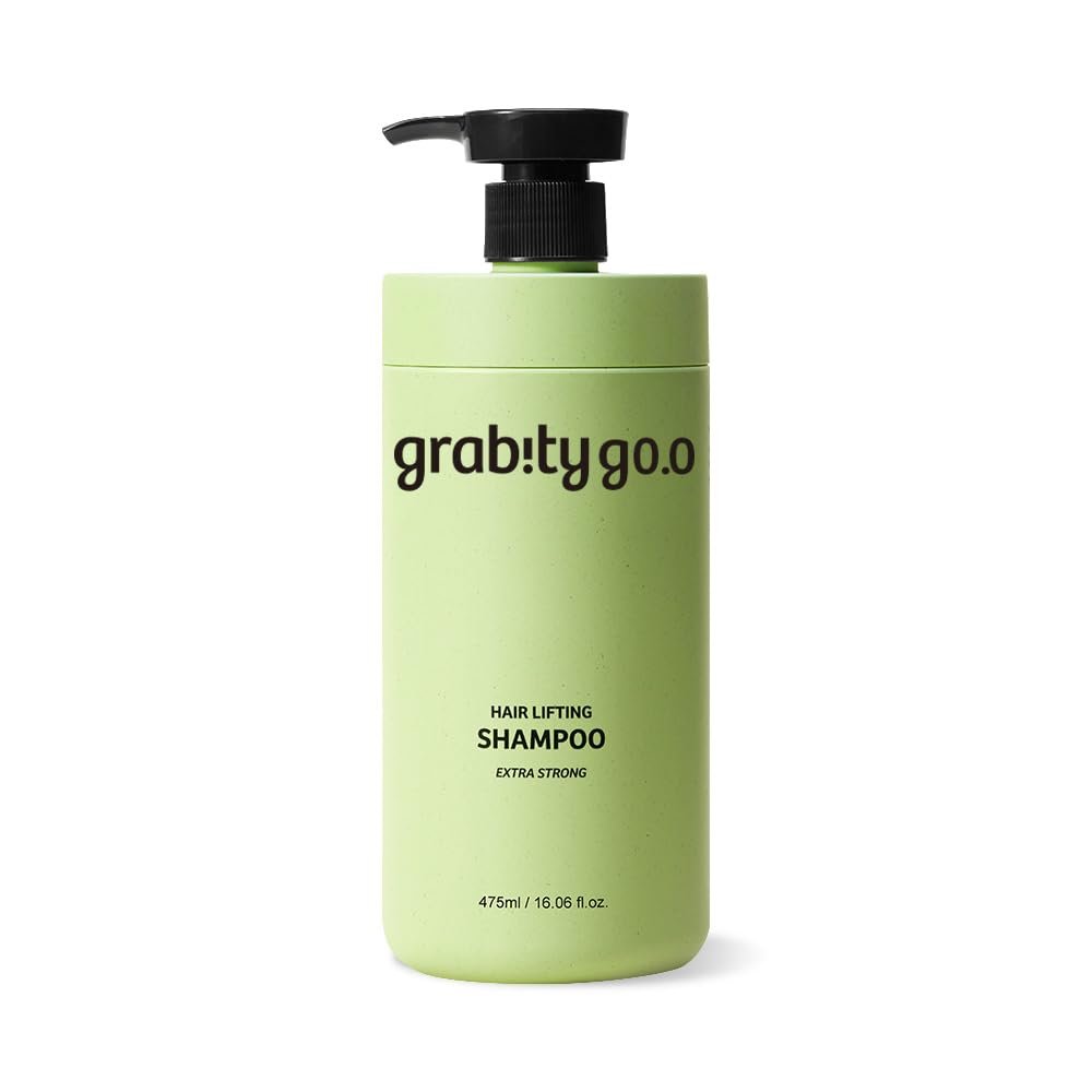 grabityg0.0 Hair Lifting Shampoo Extra Strong – Strengthening and Thickening Shampoo for Thinning Hair with Biotin and Salicylic Acid, Vegan and Sulfate-Free, 16.06 fl.oz. Avelisse