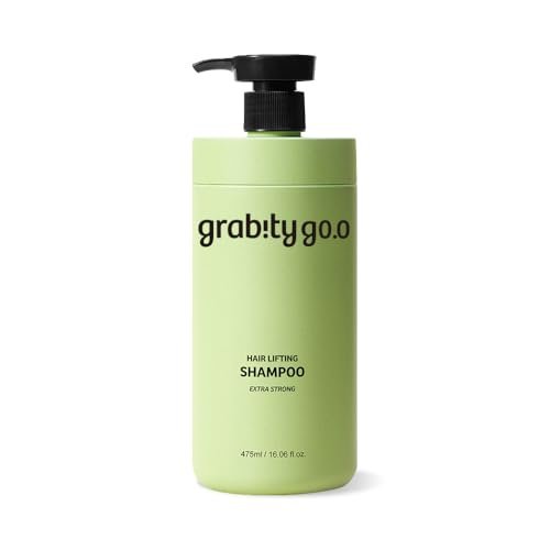 grabityg0.0 Hair Lifting Shampoo Extra Strong – Strengthening and Thickening Shampoo for Thinning Hair with Biotin and Salicylic Acid, Vegan and Sulfate-Free, 16.06 fl.oz. Avelisse