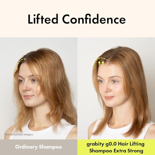 grabityg0.0 Hair Lifting Shampoo Extra Strong – Strengthening and Thickening Shampoo for Thinning Hair with Biotin and Salicylic Acid, Vegan and Sulfate-Free, 16.06 fl.oz. Avelisse