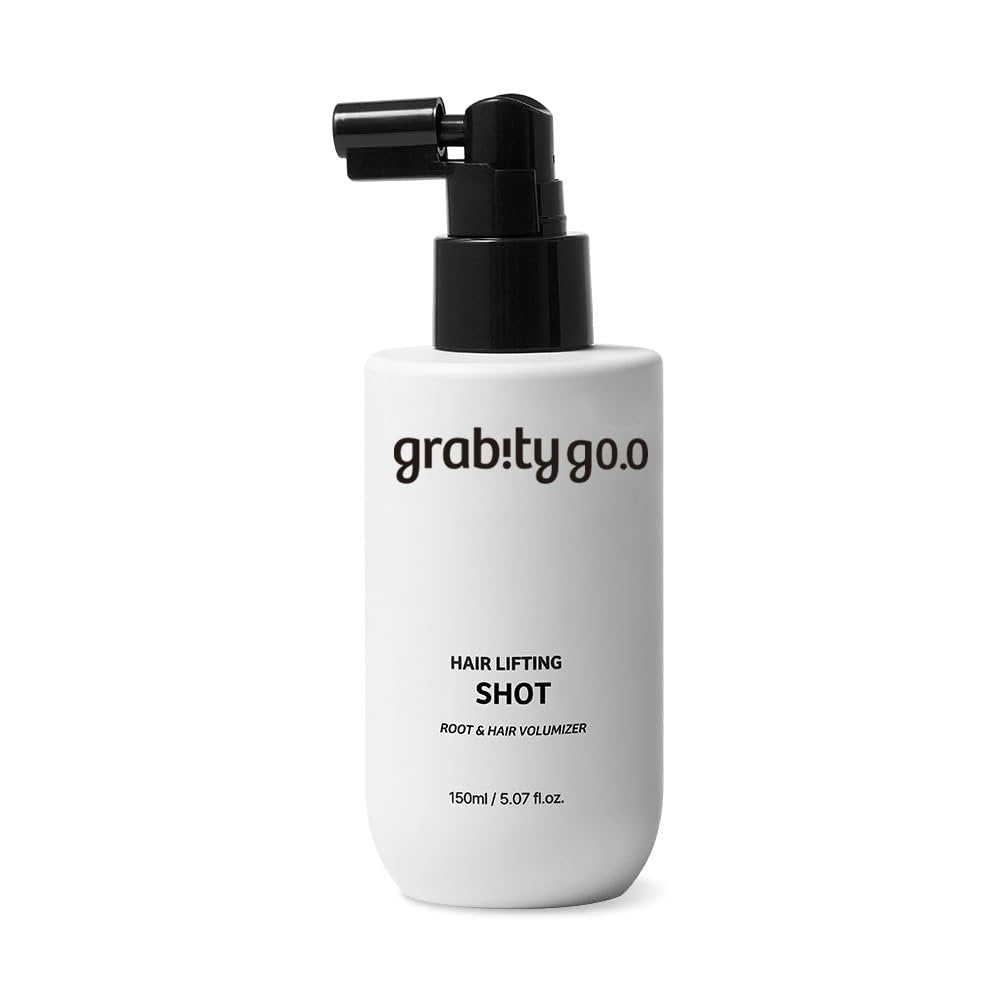 grab!ty G0.0 Hair Lifting Shot - Hair Thickening Spray, Vegan Root Lifter & Heat Protectant for Fine & Thinning Hair with Biotin & Salicylic Acid, Up to 48H Volume, 5.07 fl.oz. Avelisse