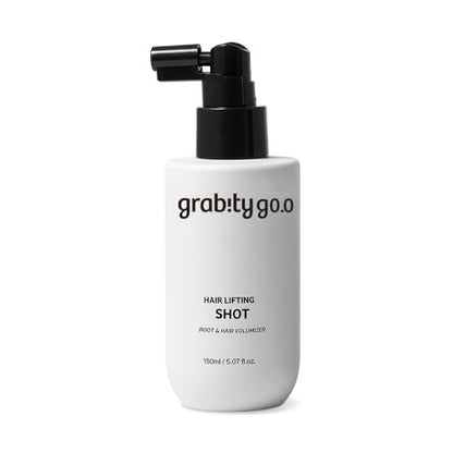 grab!ty G0.0 Hair Lifting Shot - Hair Thickening Spray, Vegan Root Lifter & Heat Protectant for Fine & Thinning Hair with Biotin & Salicylic Acid, Up to 48H Volume, 5.07 fl.oz. Avelisse
