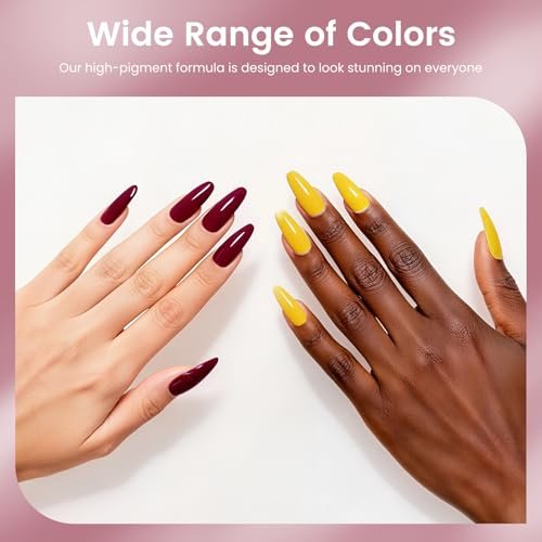 Phoenixy 30 PCS Gel Nail Polish Set - 24 Colors Soak Off Gel Polish with Base & Top Coat - Pink Blue Collection for Home Manicure Beginners Gift for Women - görsel 7