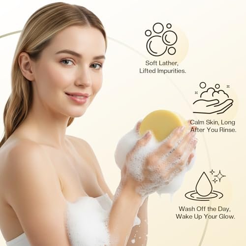 LHOPEBK Nature Tallow Soap for Moisturizing: Daily Face & Body Cleansing for Sensitive & Dry Skin — Made with Organic Grass-Fed Beef Tallow to Reduce Tightness After One Wash — 4.2 oz Bar - görsel 8