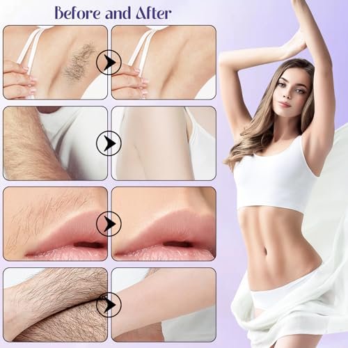 ROSINO Coconut Oil Facial Hair Removal Cream for Women – Gentle Depilatory Cream for Smooth, Hair-Free Skin (1 oz) Avelisse