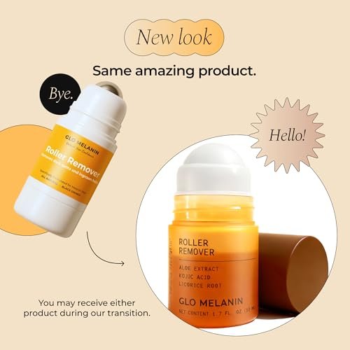Glo Melanin Dark Spot Topical Roll-On – 1.7 fl oz – Targeted Brightening for Inner Thighs & Underarms with Kojic Acid, Licorice & Willow Bark – Vegan & Paraben-Free Avelisse