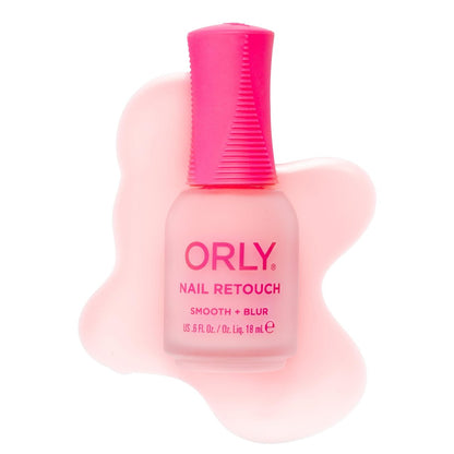 Orly Nail Retouch Smooth & Blur Effect for Nails | Nail Treatment + Nail Color Hybrid | Airbrush Effect for Nails (Yellow, 2 Fl Oz)