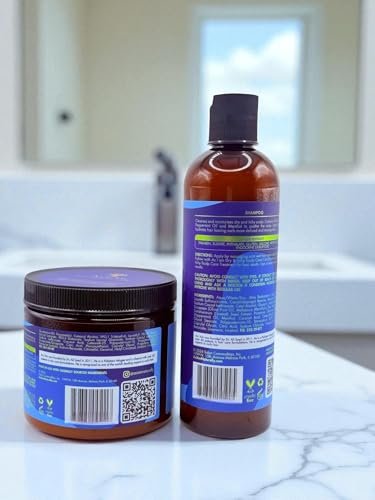 Dry & Itchy Scalp Care Co-Wash (16 oz) & Shampoo (12 oz) Duo – With Olive Oil, Peppermint & Tea Tree Oil – Soothes Dandruff, Flakes & Irritation Avelisse