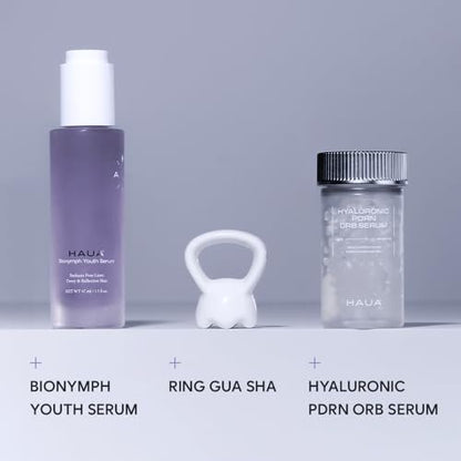 HAUA Hyaluronic PDRN 30,000 ppm Orb Serum – Salmon DNA PDRN Anti-Aging, Skin Repair, Firming & Hydration Serum for Women, 1.58 oz Avelisse