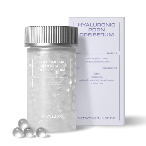 HAUA Hyaluronic PDRN 30,000 ppm Orb Serum – Salmon DNA PDRN Anti-Aging, Skin Repair, Firming & Hydration Serum for Women, 1.58 oz Avelisse