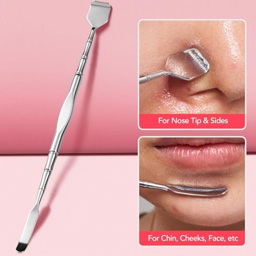 Litbear 6-Piece Stainless Steel Blackhead Remover Tool Kit with Leather Case – Pimple Popper & Acne Extractor for Deep Cleansing - görsel 6