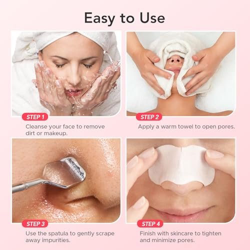 Litbear 6-Piece Stainless Steel Blackhead Remover Tool Kit with Leather Case – Pimple Popper & Acne Extractor for Deep Cleansing - görsel 16