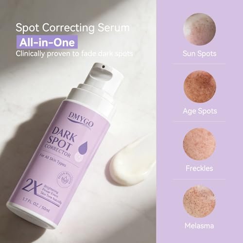 Dark Spot Remover for Face and Body - Dark Spot Corrector Serum for Sun Spots, Age Spots, Brown Spots, Freckles & Melasma - Skin Care Repair Evens Skin Tone for All Skin Types 1.7 Fl Oz Avelisse