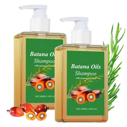 2-Pack Batana Oil & Rosemary Oil Shampoo for Hair Growth, Nourishing & Regenerating Shampoo for Men & Women - görsel 2