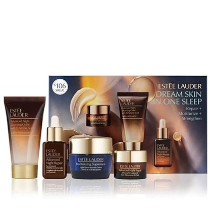 Estée Lauder Dream Skin In One Sleep 4-Piece Skincare Set – Overnight Repair, Moisturize & Strengthen Avelisse