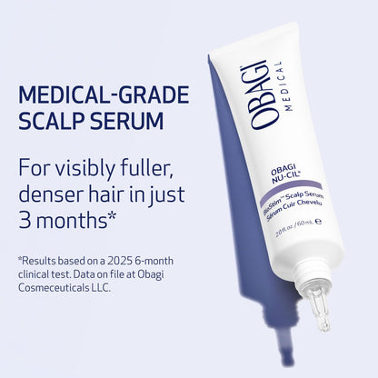 Obagi Nu-Cil BioStim Hair Scalp Serum with Biotin – Clinically Proven for Scalp Health, Fuller & Denser Hair – Lightweight Formula Strengthens Follicles & Encourages Regrowth – 2 oz Avelisse