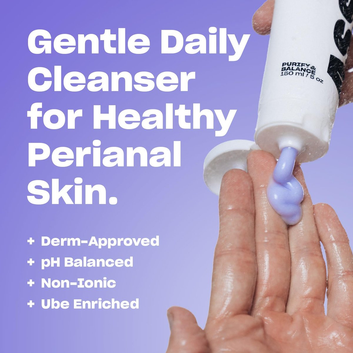 Asset Hole Cleanser – Perianal-Optimized Gentle Daily Cleanser – 150ml (5oz) | Non-Ionic Surfactant System | Hydrates, Soothes & Neutralizes Odor | pH Balanced, Vegan, Formulated for Sensitive Skin Avelisse