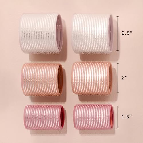 The Hair Edit Ceramic Core Hair Rollers 9-Pack – Heat or No-Heat Styling for Volume, Soft Waves & Bouncy Blowouts - görsel 9