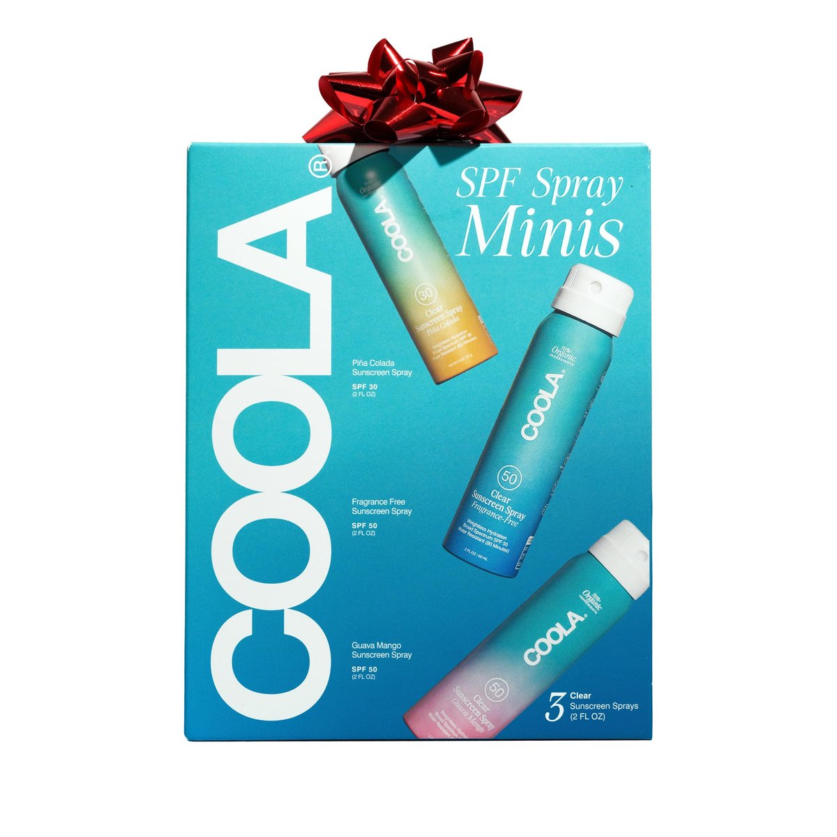 COOLA Organic Sunscreen SPF 50 & 30 Sunblock Spray Kit, Dermatologist Tested, Vegan & Gluten Free, Travel Size, 3 Pack (2 Fl Oz Total) Avelisse