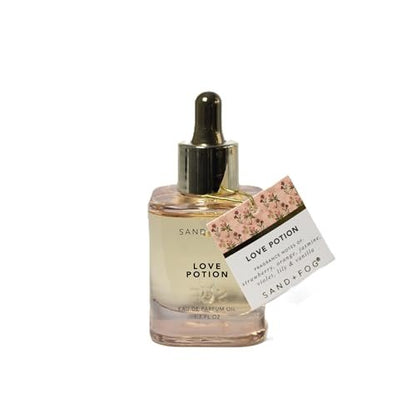 Sand + Fog Love Potion Eau De Parfum Oil, 1.7 Fl Oz - Long-Lasting Fragrance in Dropper Bottle Avelisse