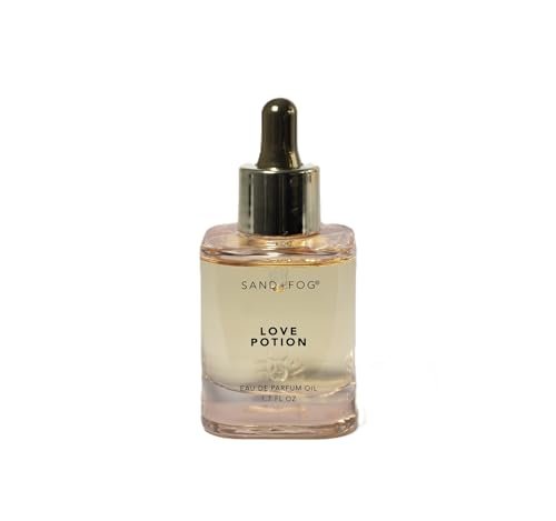 Sand + Fog Love Potion Eau De Parfum Oil, 1.7 Fl Oz - Long-Lasting Fragrance in Dropper Bottle Avelisse